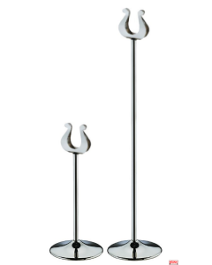 Segnatavolo a colonna h 19 cm acciaio Inox   