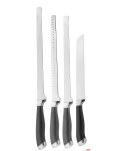 Coltelli lama lunga Salmone prosciutto pane Pinti 