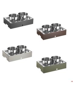 Vasca ghiaccio per Champagne refrigerato completo di base Caleido