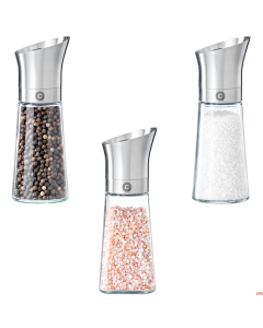 Macina Sale Pepe Spezie in vetro&acciaio Inox & Ø 6 H 17,0 cm spedizione gratis
