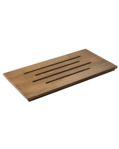 Tagliere pane Legno Massello color noce cm 20 x 40 x h 2   