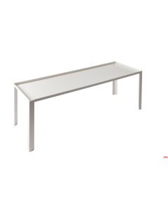 Alzata presentazione 20 x 60 x h 20 cm acciaio verniciato bianca