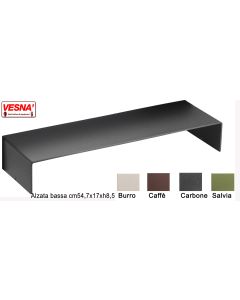 Alzate espositori cm 54,7 x 17 x h 8,5 opzione colore Salvia, Burro, Caffè, Carbone