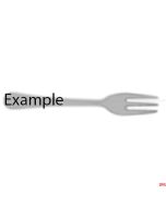 Forchettina dolce 3 spine 15,7 cm Inox 18/10 Solaris Pinti