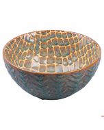 Ciotola tonda In ceramica Ø 12,5 x h 5,8 cm Beige/Grigio Reactive