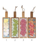 Tagliere aperitivo con manico in 4 assortimenti 40 x 12,5 x h 1,2 cm Valladolid 