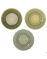 Piatto pane in vetro Ø 15,0 x h 1,3 cm Imperial Greenery