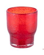 Bicchiere acqua Rosso In vetro Ø 8,3 x h 9,5 cm Love affair