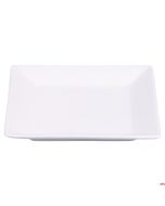 Piatto rettangolare Bianco in gres L.29 x P. 16 x h 2,0 cm superficie ruvida Horeca