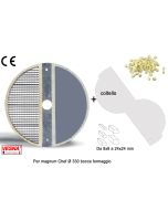 Dischi cubettare mozzarella da 10x10 a 24x24 mm in varie H per Chef Magnum TV Ø 330