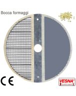 Disco per cubettare mozzarella spessore 12x12 mm in varie H x Chef Magnum TV Ø 330 Celme