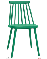 Sedie con struttura di polipropilene per esterni opzione 8 colori 2 pezzi