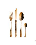 Posate inox 18/10 spessore 2,0 mm pezzatura completa copper Tattoo