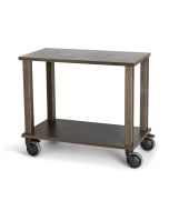 Carrello legno rovere scuro Multiuso 90x50xH80 cm  