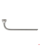 Erogatore a siringa acciaio inox 18/10 per distributore marmellata   