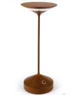 Lampada senza filo ricaricabile ø 10 x H 28 cm Col/corten Tempo Più acquisti meno Spendi