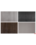 Tovagliette intrecciate 45x30 cm in 4 colori  70% Pvc 30% Pet