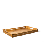 Cassetta rettangolare in legno Life 52,5x35x8h cm