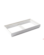 Cornice legno massello Bianca 20x40xh 5 cm Domino