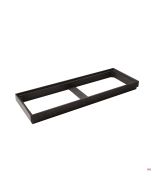 Cornice legno massello Nera 20x60xh 5 cm Domino