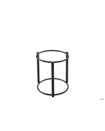 Alzata Buffet piccola acciaio verniciato nero h20 cm