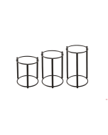 Alzate in filo acciaio verniciate nero