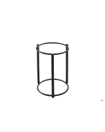 Alzata Buffet media acciaio verniciato nero h25 cm