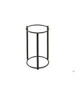 Alzata Buffet grande acciaio verniciato nero h30 cm