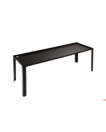 Alzata presentazione 20 x 60 x h 20 cm acciaio verniciato nero