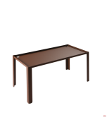 Alzata presentazione 20 x 40 x h 20 cm acciaio verniciato corten