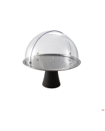 Alzata torta inox con cupola ø 38xH36 cm