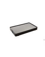 Piatto espositore refrigerato rettangolare 29x48 H.5,5 cm nero da Buffet