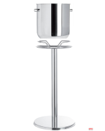 Secchio Champagne con pomolo inox 18/10 ø19 x H 19,5 cm Cacao