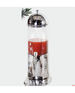 Distributore per succhi refrigerato inox 18/10 C/rubinetto in metallo 25x35h66cm 8 Lt. 