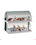 Vetrinetta refrigerata affettati/formaggi/burro doppia cupola