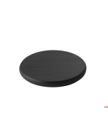Base legno tonda ø 18,7 cm nero opaco