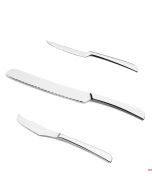 Coltello pane C/pizza C/bistecca 3 Pz tutti un prezzo Inox 18/10 forgiati Pinti Spedizione Gratuita