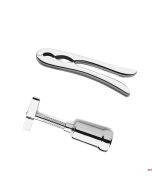 Cavatappi a campana e Schiaccianoci Confezione 2 Pz Tutti Un Prezzo Inox 18/10 Pinti Spedizione Gratuita
