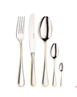 Set posate pezzatura completa inox 18/10 Spessore 2,5 mm Sirio Oro Pinti
