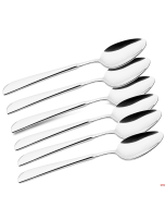 Cucchiai Tavola 6 Pz. cm 20,0 Forgiate inox 18/10 Esclusivi Pinti Spedizione Gratis