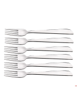 Forchette Tavola 6 Pz. cm 19,5 Forgiate inox 18/10 Esclusivi Pinti Spedizione gratis