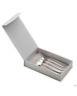 Forchette Tavola set 6 pz forgiate inox 18/10 C/Astuccio esclusivi Pinti spedizione gratuita