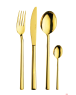Posate Synthesis Oro Stone pezzatura completa spessore 3 mm