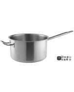 Casseruole a induzione inox fonde Ø cm 24 e 28 un manico e maniglia Catering Expo Hotel