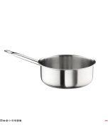 Casseruole a induzione basse inox 1 manico da cm Ø 16 a 24 Tender 