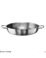 Tegame Inox 18/10 due manici Ø 28 cm Lt. 3,40 Tender