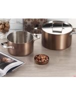 Casseruole trimetallo basse da Ø 20 a 28 cm cm inox 18/10 Pinti Century