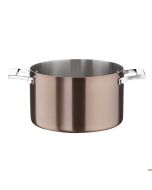 Casseruola inox 18/10 trimetallo alta Ø 28 cm Pinti Century