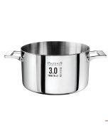 Casseruola trimetallo fonda 24 h 14 cm inox 18/10 Pinti1929