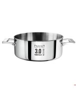 Casseruole trimetallo mezze fonde da 20 a 28 cm inox Pinti1929